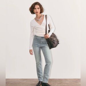 Everlane Women's Way High Slim in Vintage 27 Short